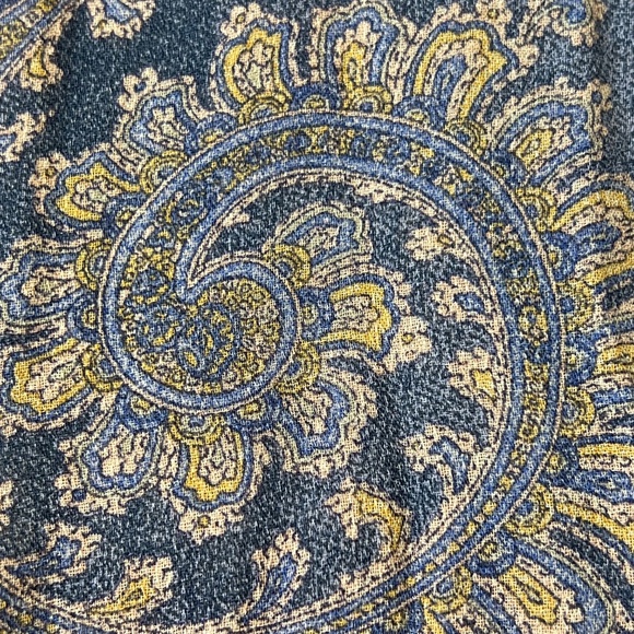 Lucky Brand Long Sleeve Button Down front Sheer Flowing Tunic Top - Picture 12 of 13